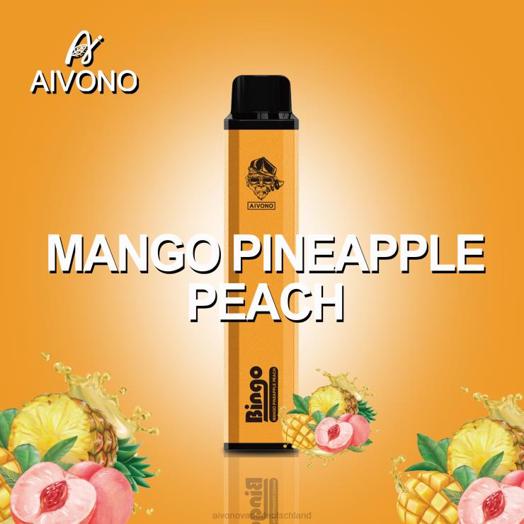 Mango-Ananas-Pfirsich