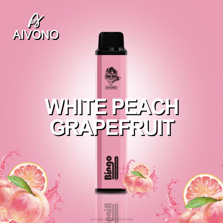 weiße Pfirsich-Grapefruit