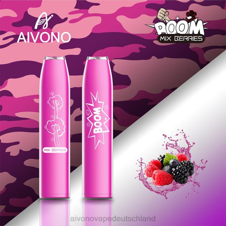 Aivono AIM BOOM 600 gemischte Beeren 4V0P8361 - Aivono Vape
