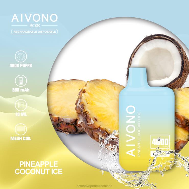 Aivono AIM BOXX 4000 Ananas-Kokos-Eis 4V0P8222 - Aivono Deutschland