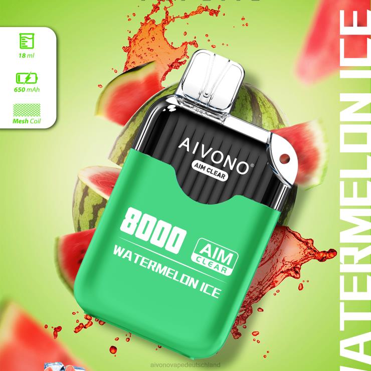 Aivono AIM CLEAR 8000 Wassermeloneneis 4V0P8204 - Aivono Deutschland