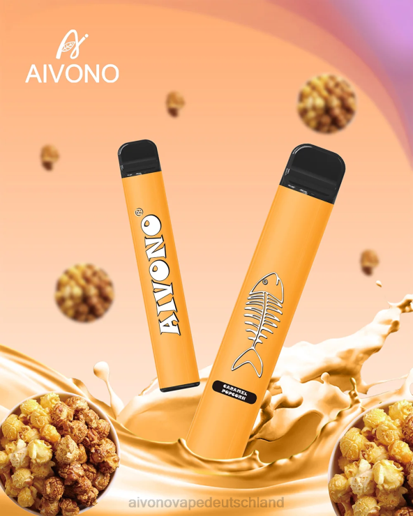 Aivono AIM FISHBONE 600 Karamell-Popcorn 4V0P8286 - Aivono Vape