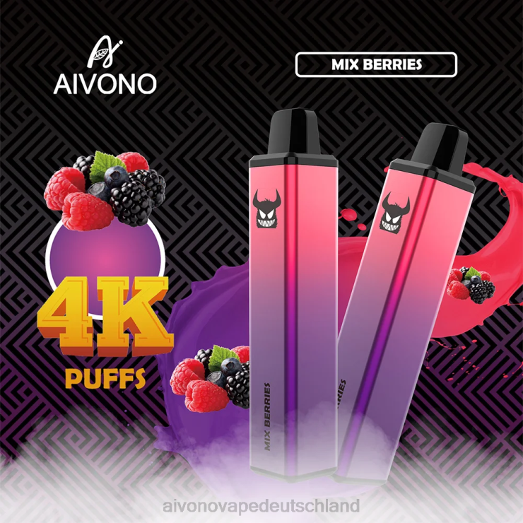 Aivono AIM FREAK 4000 gemischte Beeren 4V0P8260 - Aivono Vape Deutschland