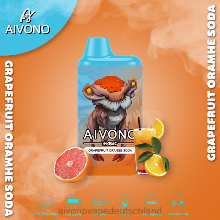 Grapefruit-Orangen-Soda