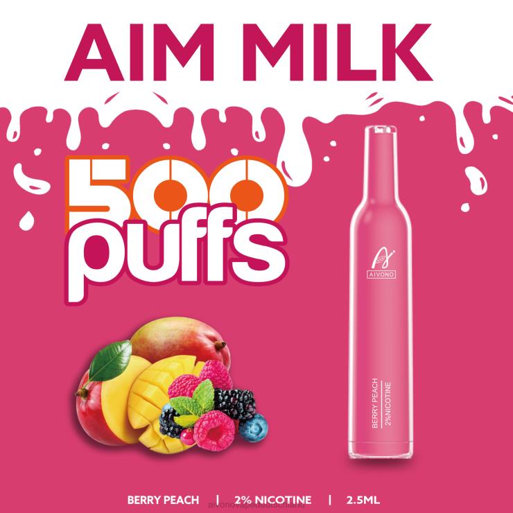Aivono AIM MILK 500 Beerenpfirsich 4V0P8273 - Aivono Deutschland