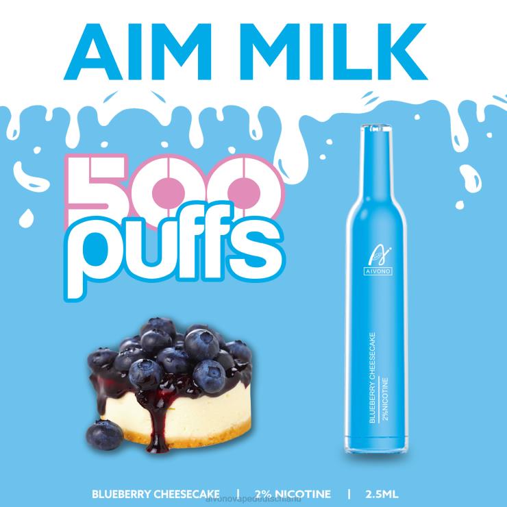 Aivono AIM MILK 500 Blaubeerkäsekuchen 4V0P8274 - Aivono Vape