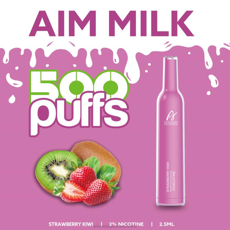 Aivono AIM MILK 500 Erdbeer-Kiwi 4V0P8271 - Aivono Vape