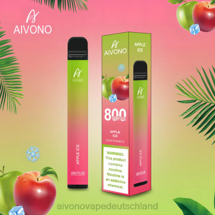 Aivono AIM PLUS 800 Apfeleis 4V0P8170 - Aivono Vape Deutschland