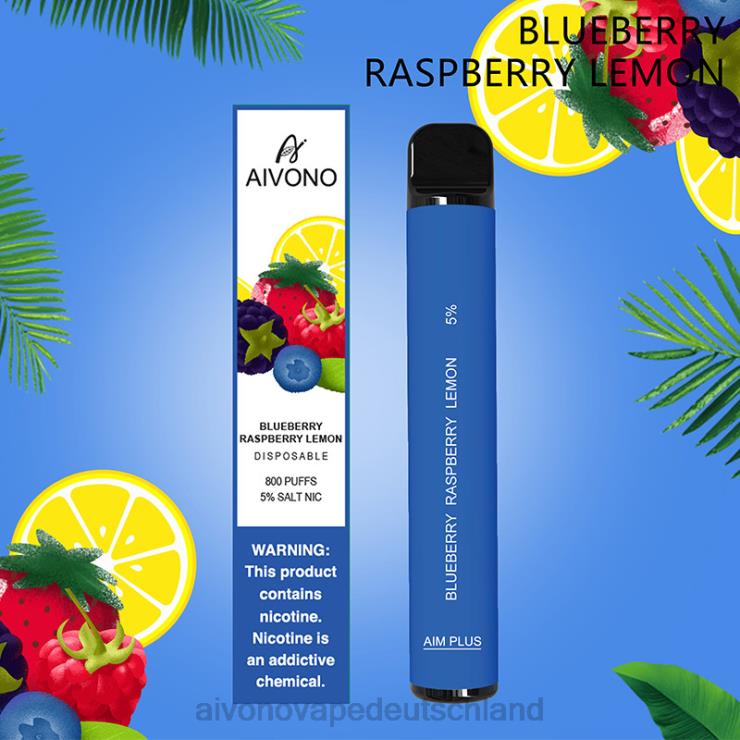 Aivono AIM PLUS 800 Blaubeer-Himbeer-Zitrone 4V0P8173 - Aivono Vape Deutschland