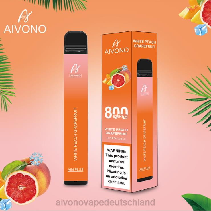 weiße Pfirsich-Grapefruit