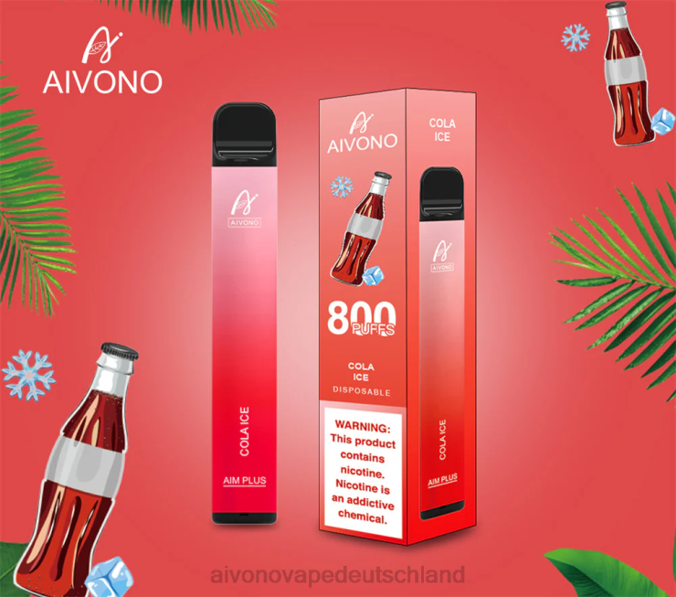 Aivono AIM PLUS 800 Cola-Eis 4V0P8176 - Aivono Vape Deutschland