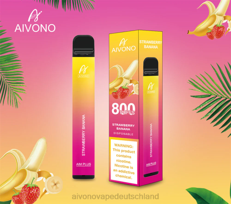 Aivono AIM PLUS 800 Erdbeerbanane 4V0P8192 - Aivono Deutschland