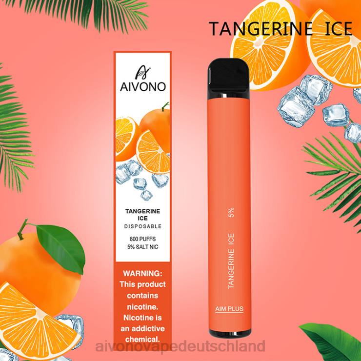 Aivono AIM PLUS 800 Mandarineneis 4V0P8197 - Aivono Vape Deutschland