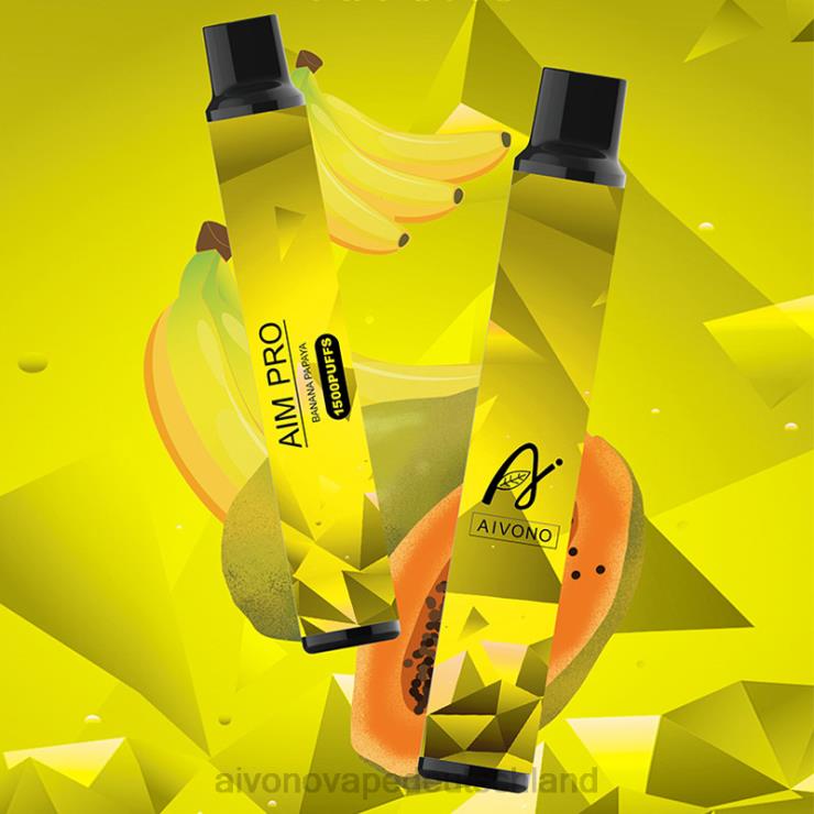 Aivono AIM PRO 1500 Bananen-Papaya 4V0P8169 - Aivono Vape