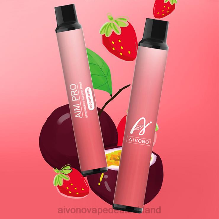 Aivono AIM PRO 1500 Erdbeer-Passionsfrucht 4V0P8162 - Aivono Deutschland