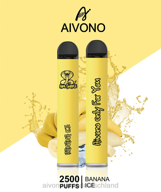 Aivono AIM SNAKE 2500 Bananeneis 4V0P8298 - Aivono Vape