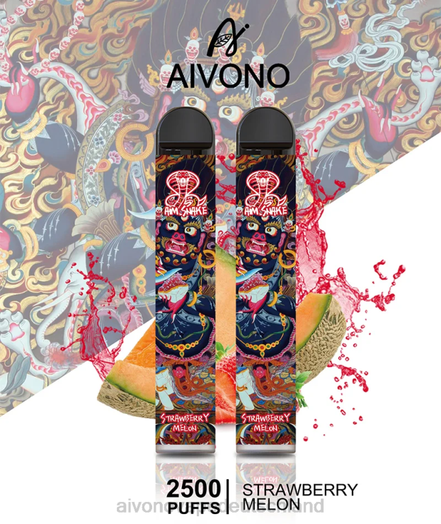 Aivono AIM SNAKE 2500 Erdbeermelone 4V0P8320 - Aivono Vape Deutschland