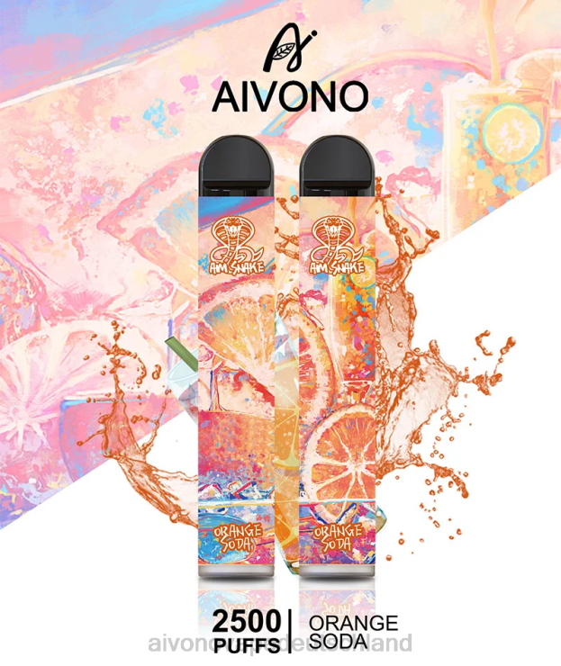 Aivono AIM SNAKE 2500 Orangenlimonade 4V0P8314 - Aivono Vape Deutschland