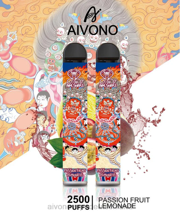 Aivono AIM SNAKE 2500 Passionsfruchtlimonade 4V0P8315 - Aivono Deutschland
