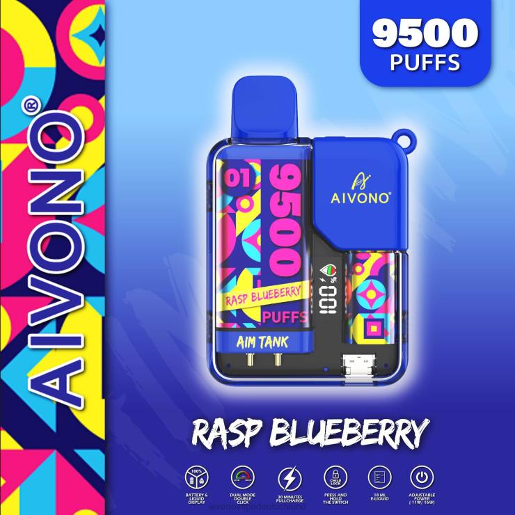 Aivono AIM TANK 9500 Himbeere Blaubeere 4V0P833 - Aivono Deutschland