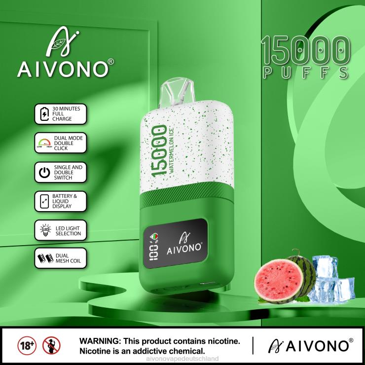Aivono AIM magic 15000 Wassermeloneneis 4V0P870 - Aivono Vape