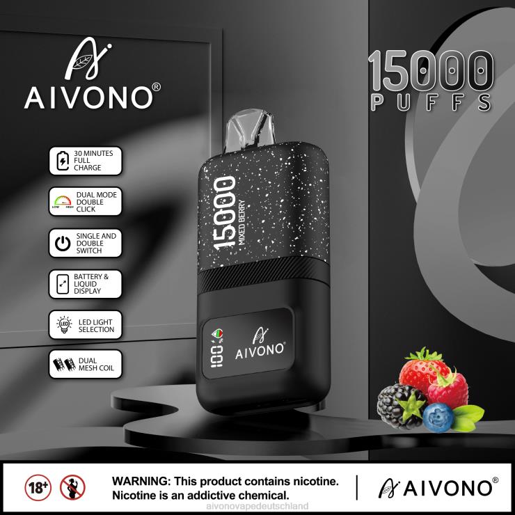 Aivono AIM magic 15000 gemischte Beere 4V0P867 - Aivono Vape