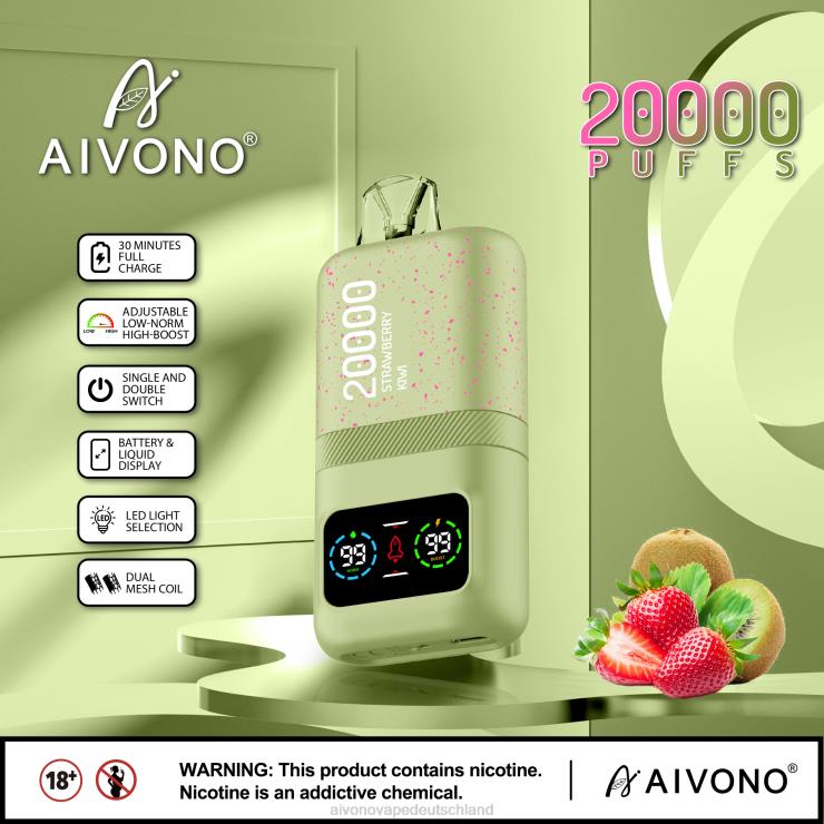 Aivono AIM magic 20000 Erdbeer-Kiwi 4V0P881 - Aivono Deutschland