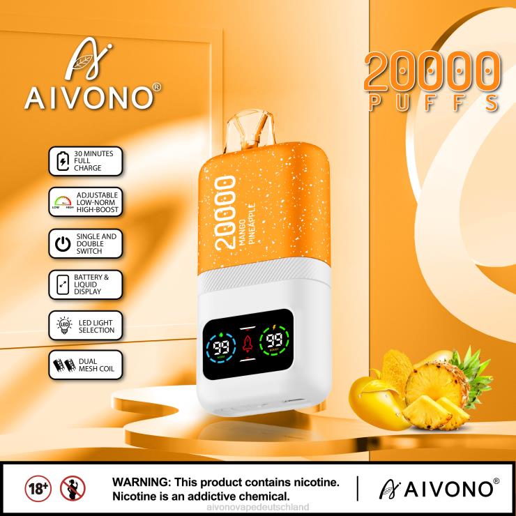 Aivono AIM magic 20000 Mango-Ananas 4V0P877 - Aivono Vape Deutschland