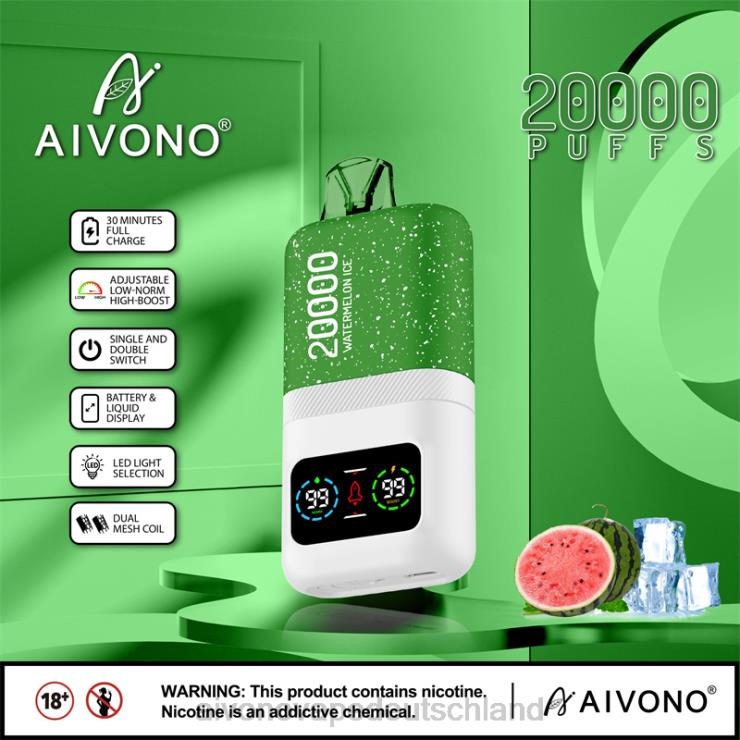 Aivono AIM magic 20000 Wassermeloneneis 4V0P875 - Aivono Deutschland