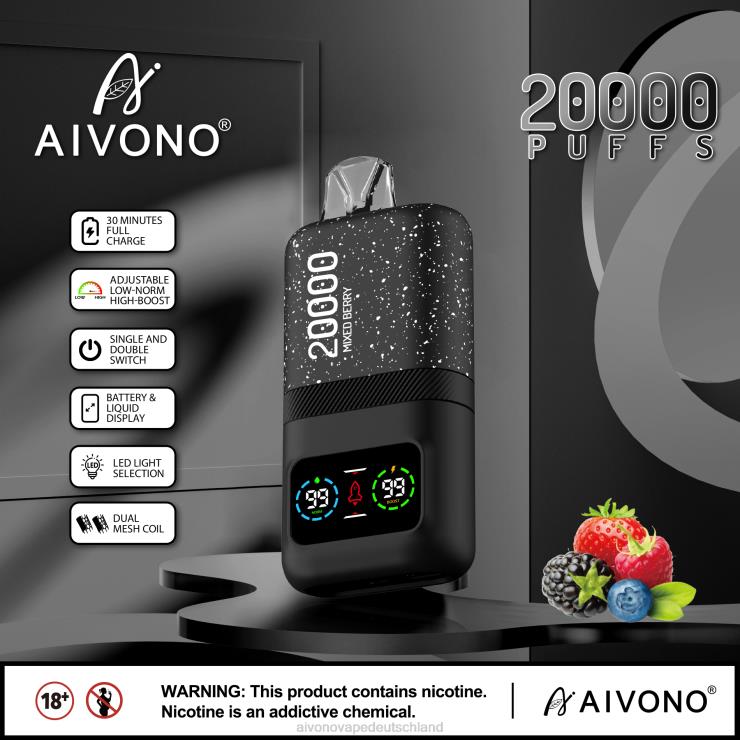 Aivono AIM magic 20000 gemischte Beere 4V0P878 - Aivono Deutschland