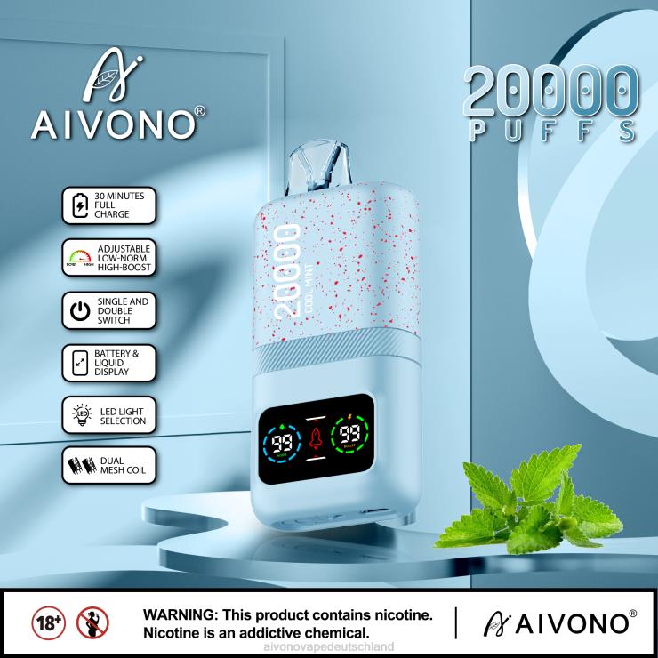 Aivono AIM magic 20000 kühle Minze 4V0P884 - Aivono Deutschland