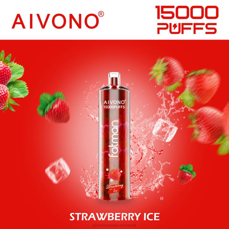 Aivono FATMAN 15000 Erdbeereis 4V0P811 - Aivono Vape Deutschland