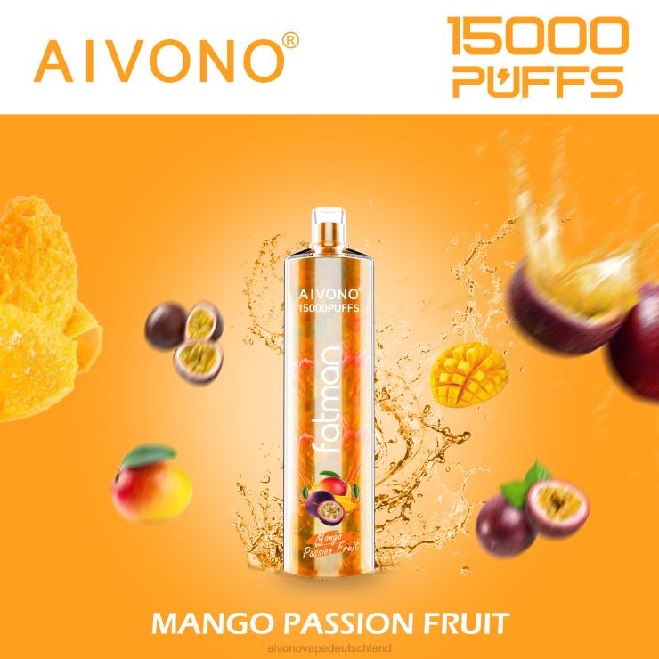 Aivono FATMAN 15000 Mango-Passionsfrucht 4V0P819 - Aivono Vape