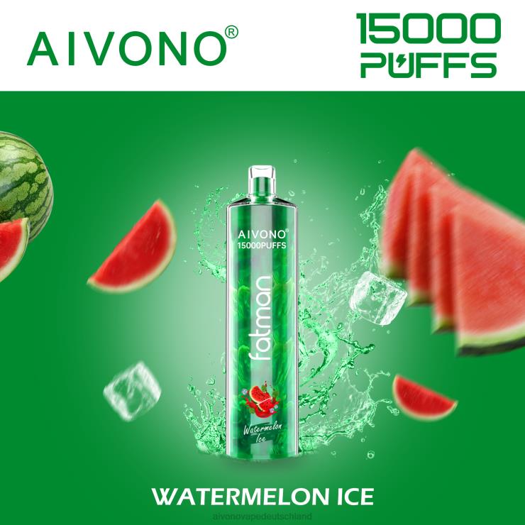 Aivono FATMAN 15000 Wassermeloneneis 4V0P812 - Aivono Deutschland