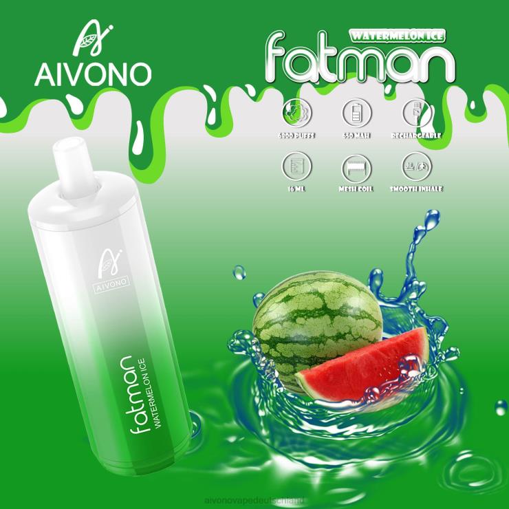 Aivono FATMAN 6800 Wassermeloneneis 4V0P828 - Aivono Vape
