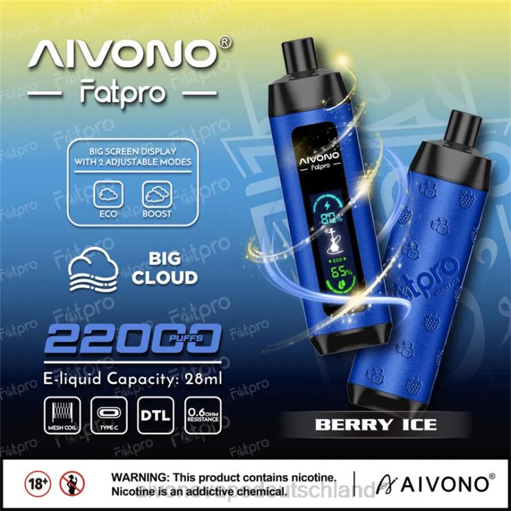 Aivono Fatpro 22000 Beereneis 4V0P810 - Aivono Vape