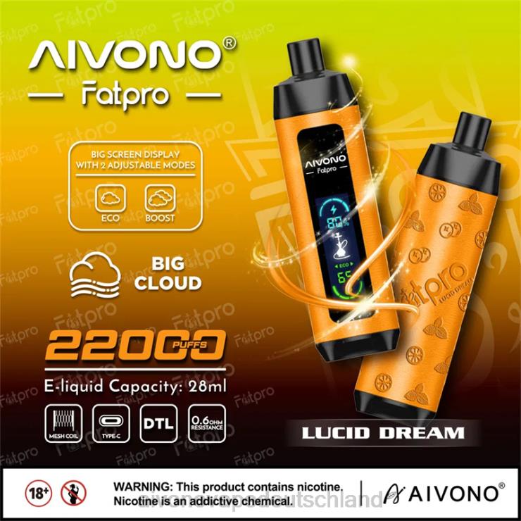 Aivono Fatpro 22000 klarer Traum 4V0P87 - Aivono Vape