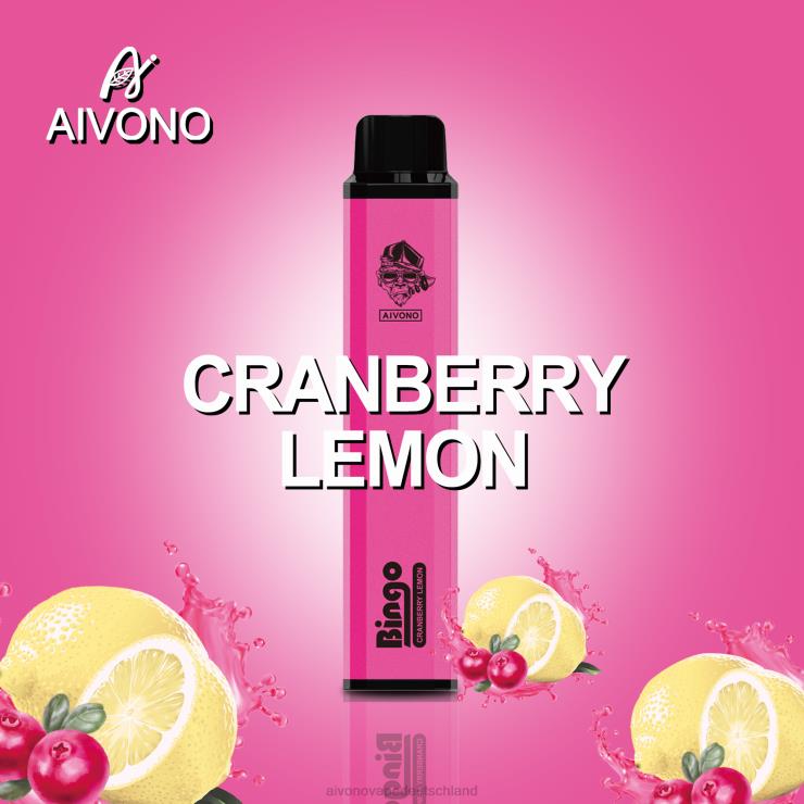 Aivono AIM BINGO 4000 Cranberry-Zitrone 4V0P8140 - Aivono Vape Deutschland