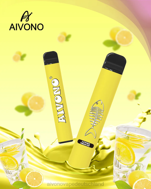 Aivono AIM FISHBONE 600 Zitronentrupp 4V0P8287 - Aivono Vape Deutschland