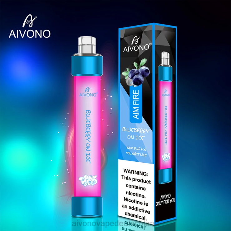 Aivono AIM FIRE 1000 Blaubeere auf Eis 4V0P8326 - Aivono Vape Deutschland
