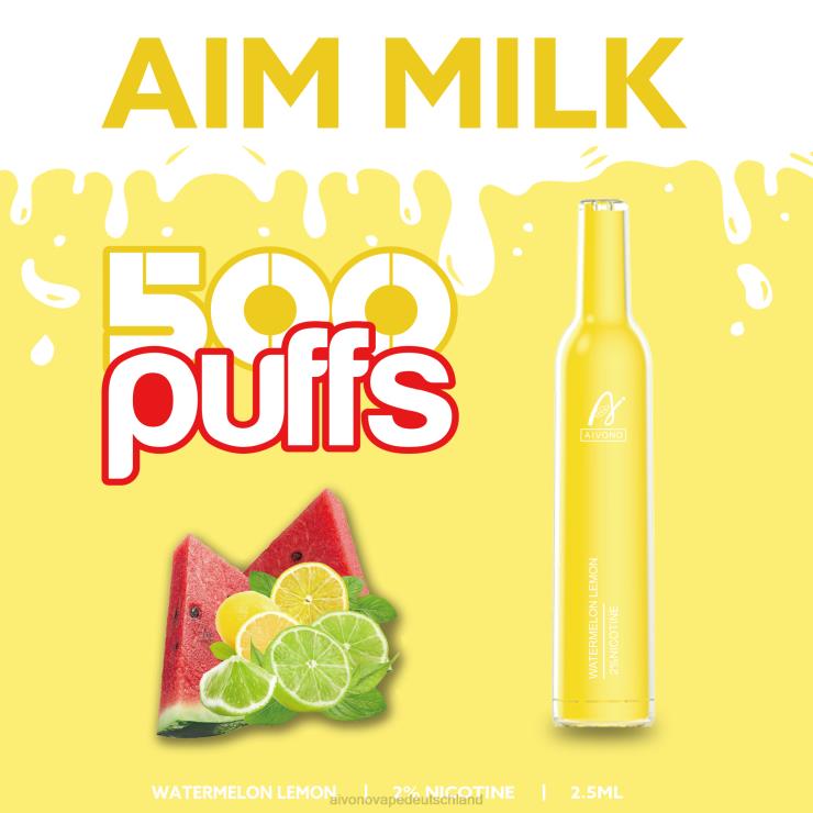 Aivono AIM MILK 500 Wassermelone Zitrone 4V0P8270 - Aivono Deutschland