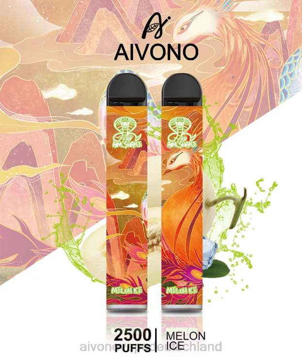Aivono AIM SNAKE 2500 Meloneneis 4V0P8311 - Aivono Vape Deutschland