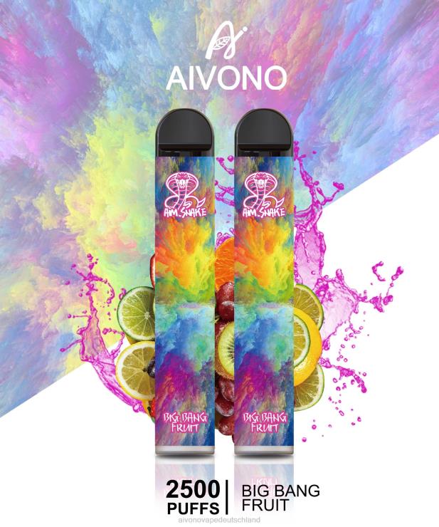 Aivono AIM SNAKE 2500 Urknallfrucht 4V0P8322 - Aivono Vape
