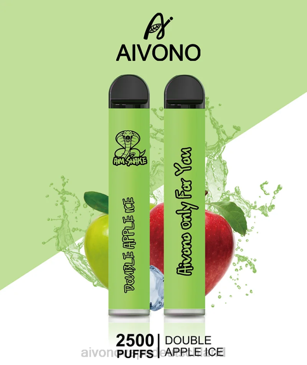 Aivono AIM SNAKE 2500 doppeltes Apfeleis 4V0P8304 - Aivono Vape