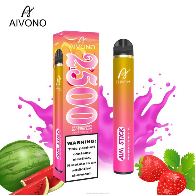 Aivono AIM STICK 2500 Erdbeerwassermelone 4V0P8149 - Aivono Vape Deutschland
